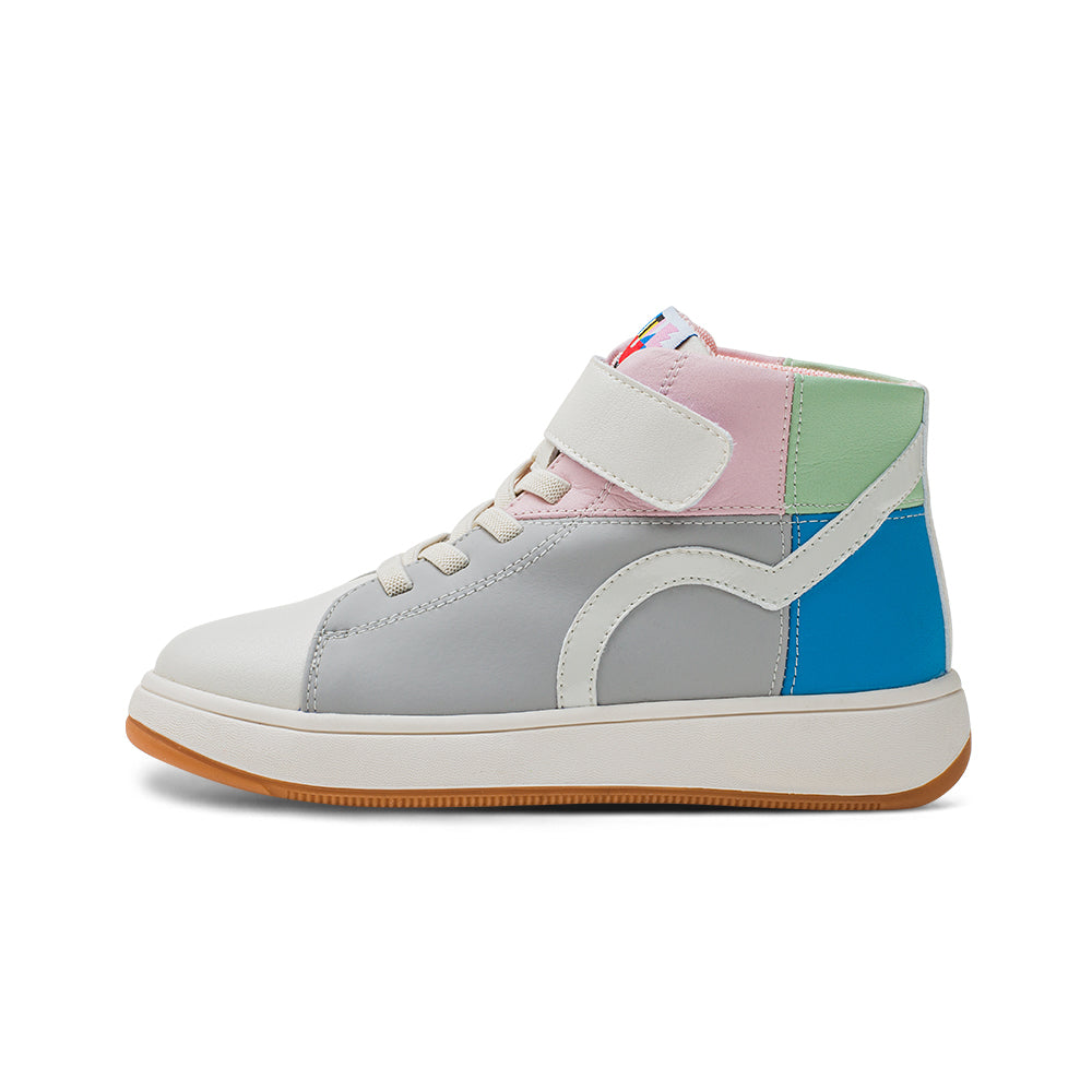 Mondrian Non-Slip Kids High-top Sneakers-5