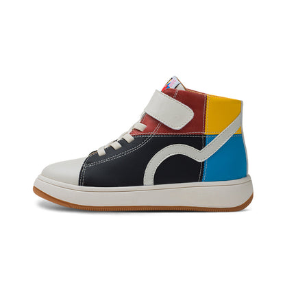 Mondrian Non-Slip Kids High-top Sneakers-0